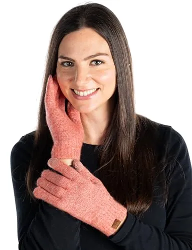 Recycled Yarn Smart Tip Gloves by Funky Junque